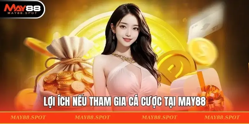 Lợi ích nếu tham gia cá cược tại MAY88
